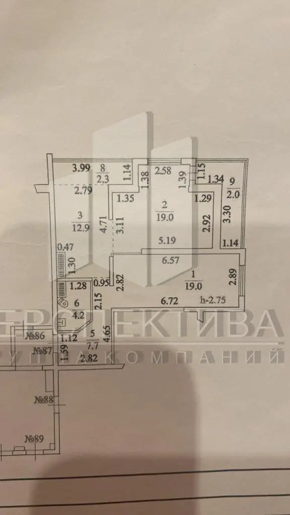 2-комн, кв, 63 м2, 14/17 этаж — изображение 29