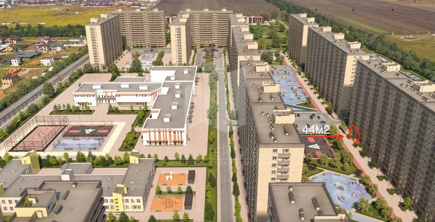 Коммерция 44 м2